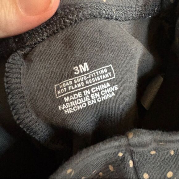 Lot of 3 Matching Baby Outfits Onesie & Pants Brown Cream Gray 3M - Picture 4 of 9